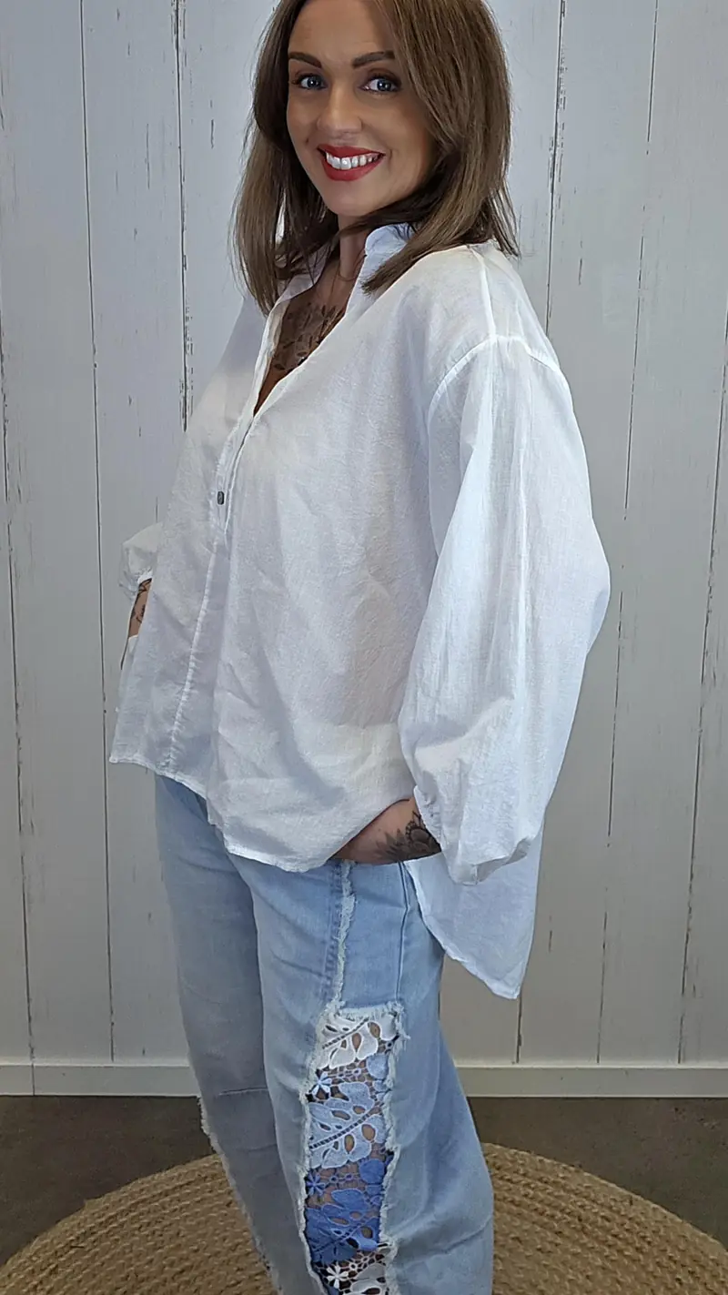 Livia bluse hvit