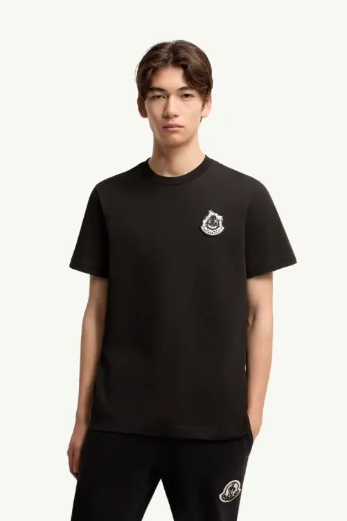 Logo Cotton T-Shirt Black
