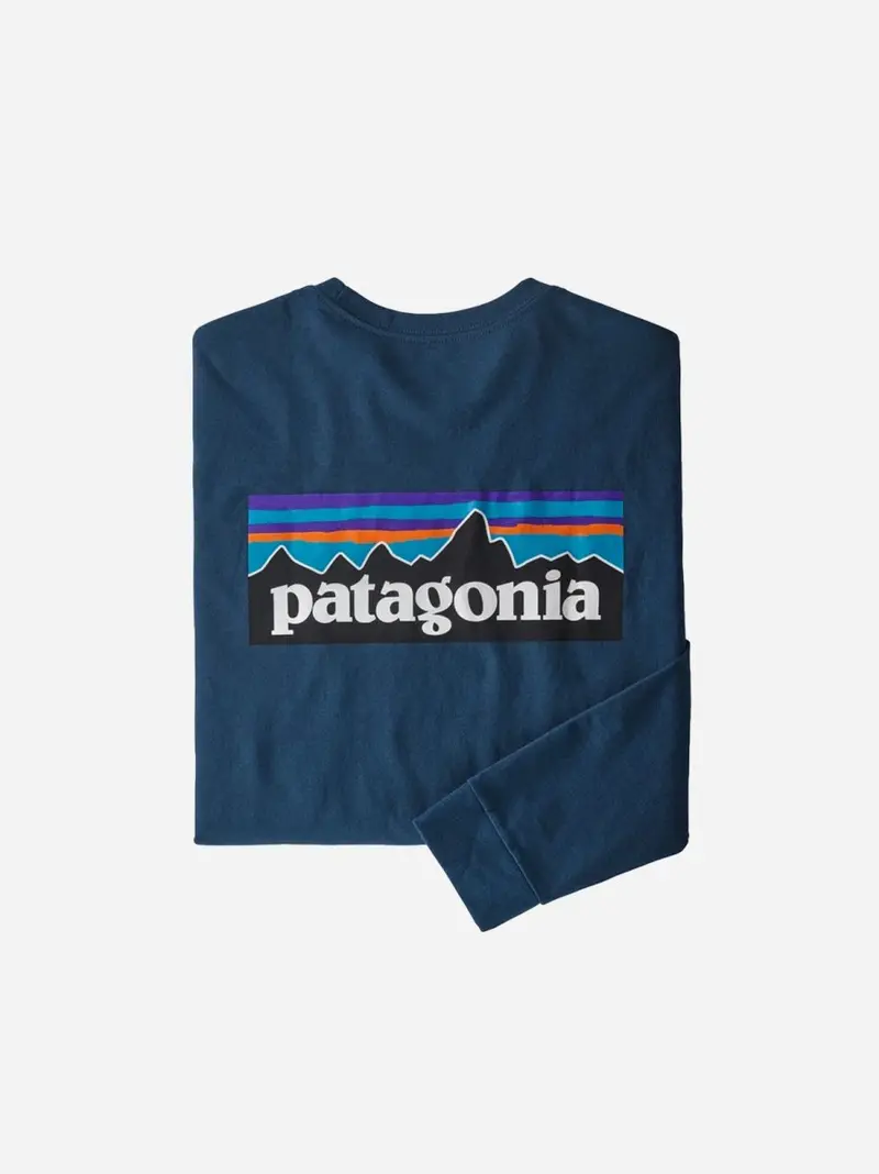 Logo L/S - Crater Blue