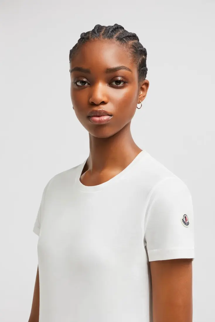 Logo Patch Cotton Jersey T-Shirt