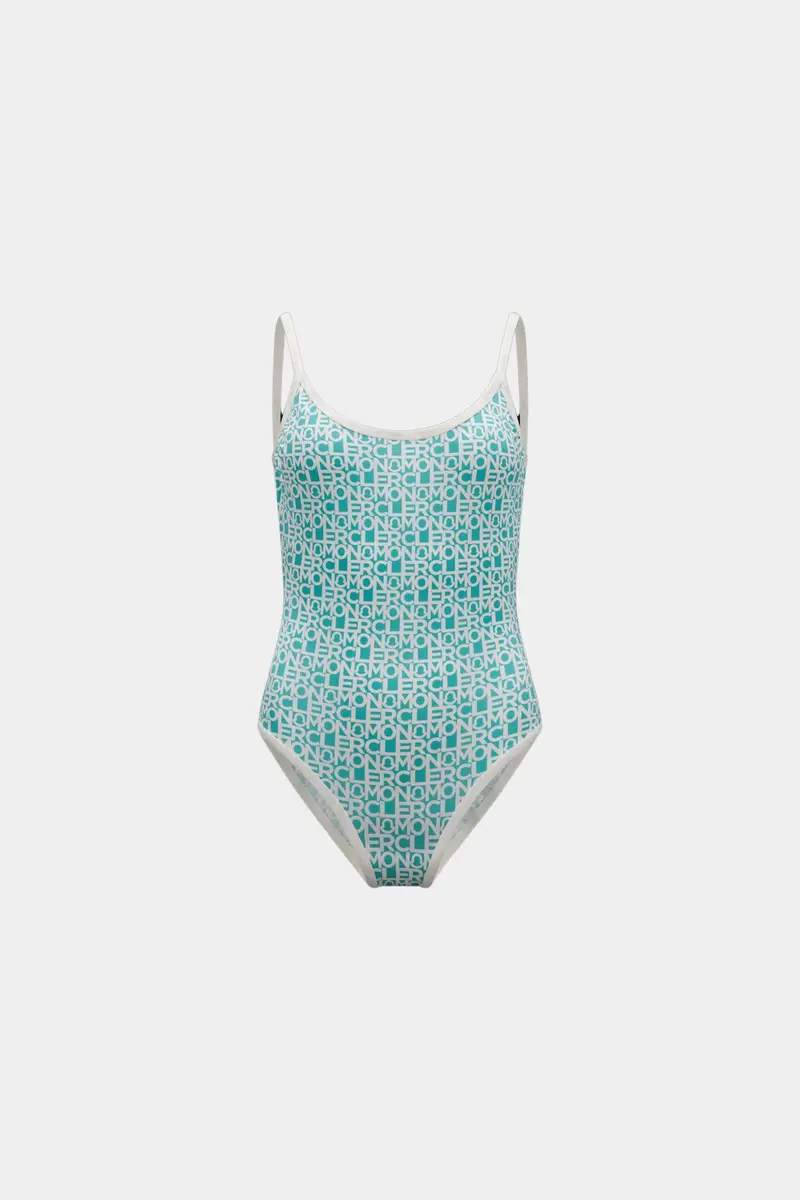 Logo Print Swimsuit