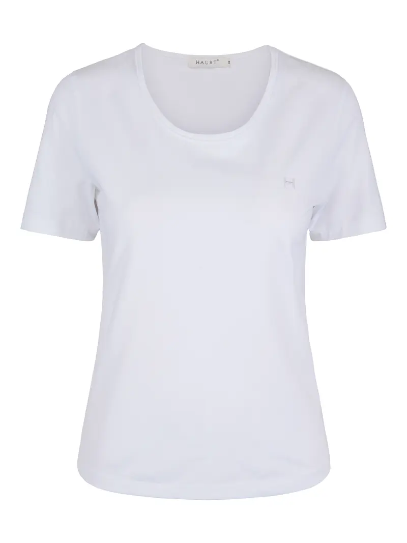 Logo T-shirt round neck White