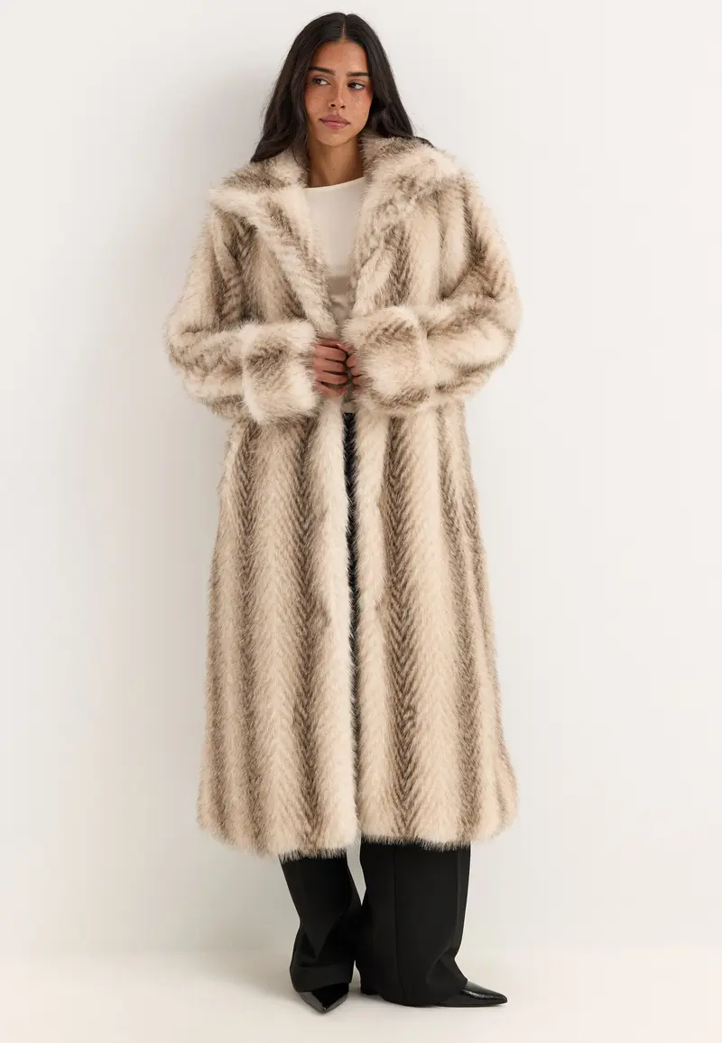 Long Faux Fur Coat