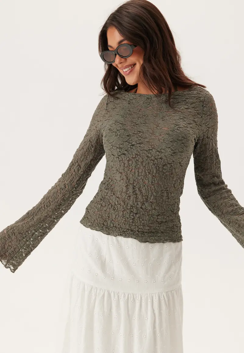 Long Sleeve Lace Top