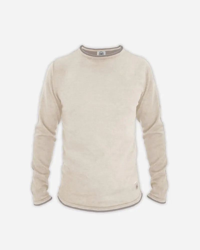 LØNNERUP MEN'S KNIT DOUBLE KNITTED - SAND
