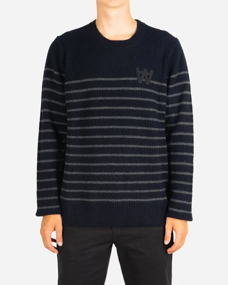 Louis jumper -  Navy Stripes