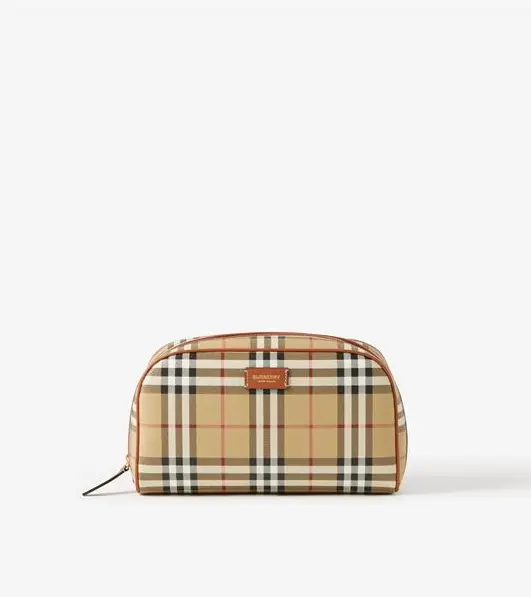 LS Md Cosmetic Pouch DFC Archive Beige