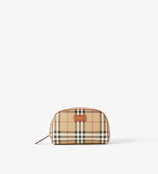 LS Sm Cosmetic Pouch DFC Archive Beige