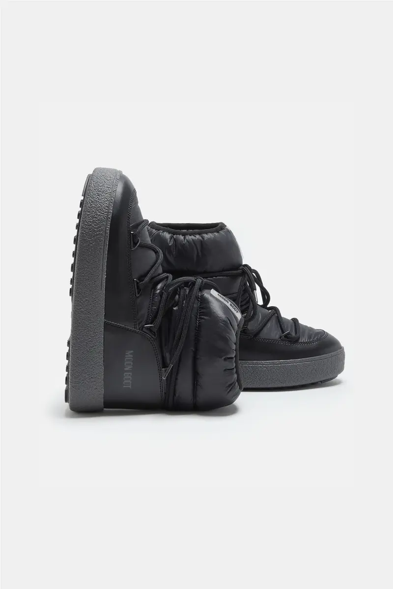 Ltrack Low Black Nylon Boots