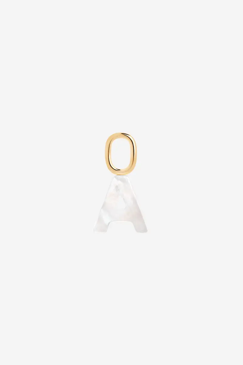 Lucid Letter Charm Gold