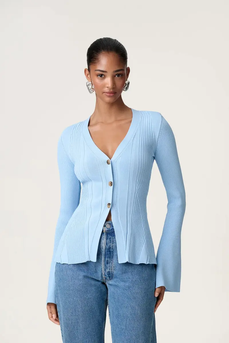 Lugo Cardigan Light Blue