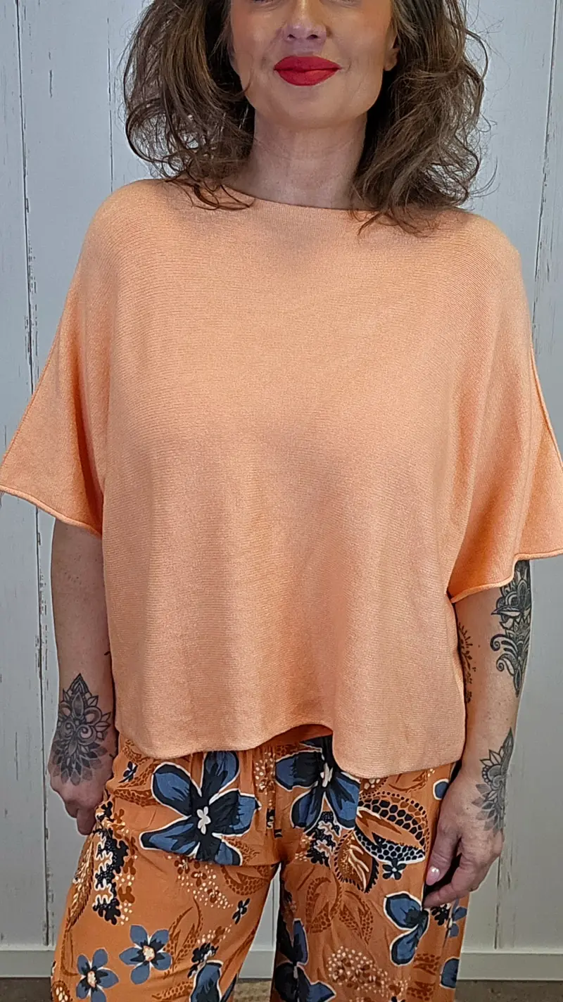 Luna genser topp orange