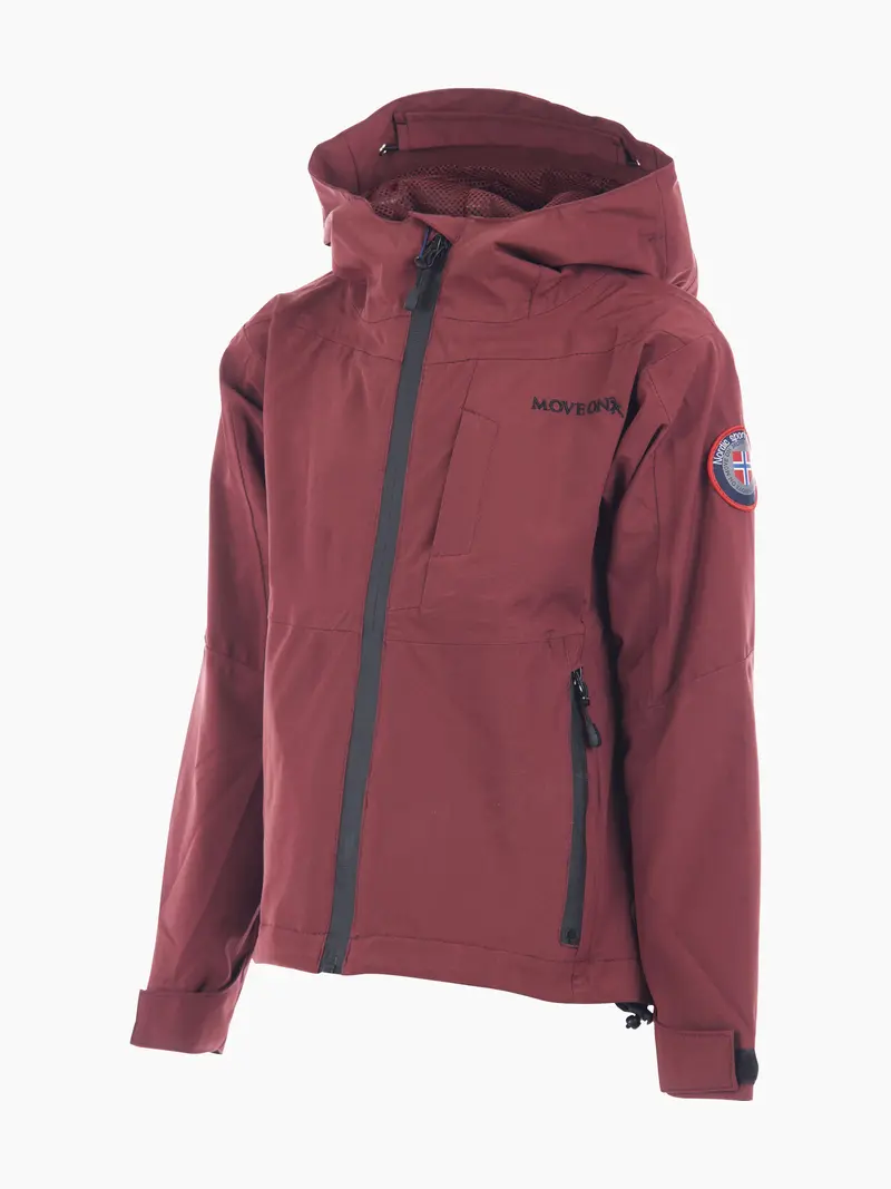 Lyngen turjakke barn Earth Red