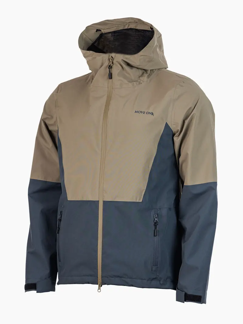 Lyngseidet turjakke herre Stone Green/Granitt