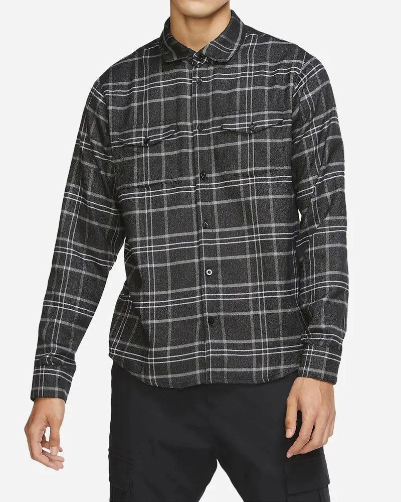 M NK SB FLANNEL - Black