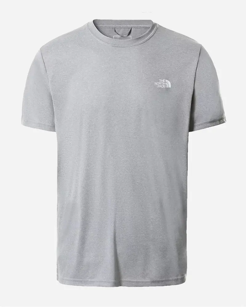 M Reaxion Amp Crew Tee - Mid Grey
