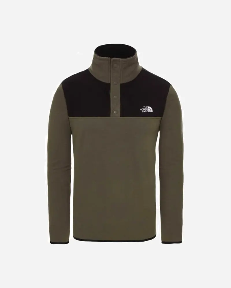 M TKA Glacier Snap-Neck P/O - Taupe Green/Black