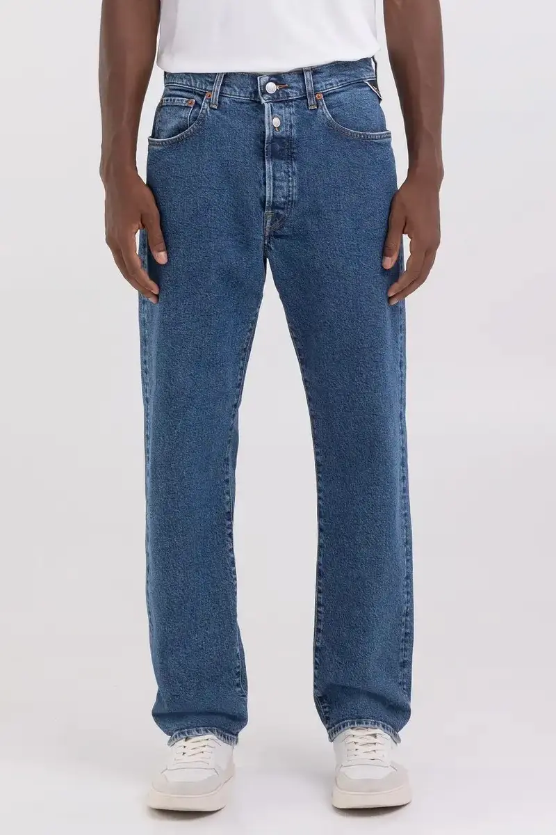 M9Z1 Straight Fit Jeans Medium Blue
