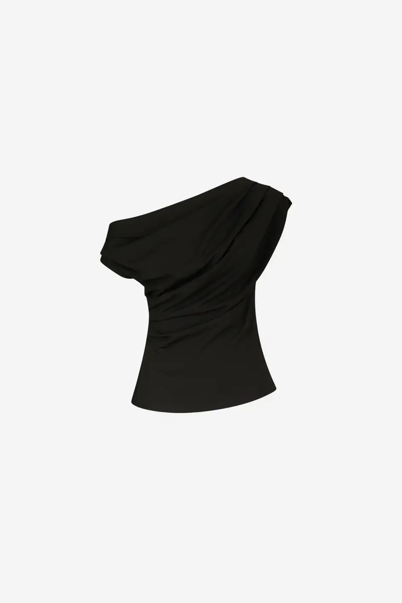 Mabelle Drapy Top Black