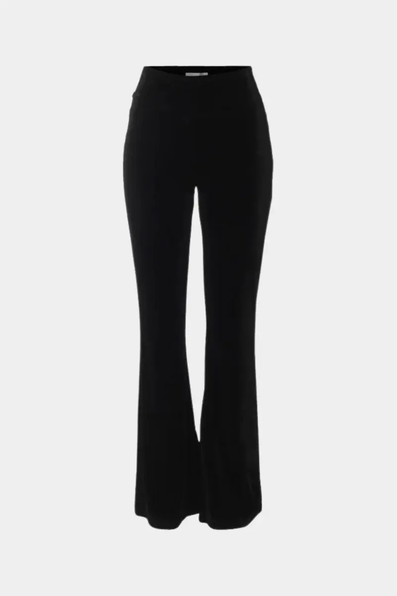 Madeleine Velour Pants Black