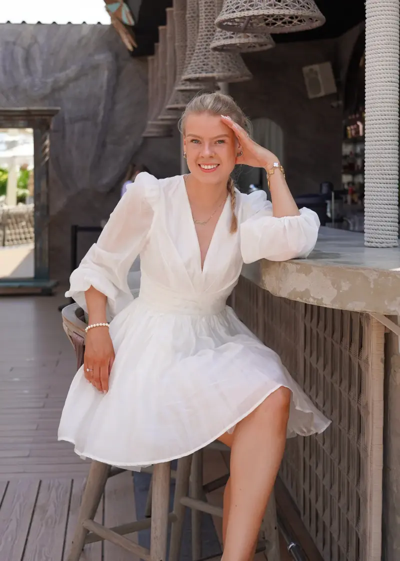 Maeve Dress White
