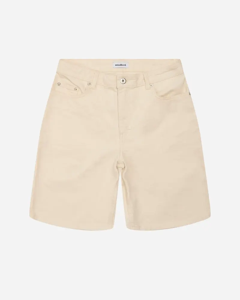 Maggie Twill Shorts - Off White
