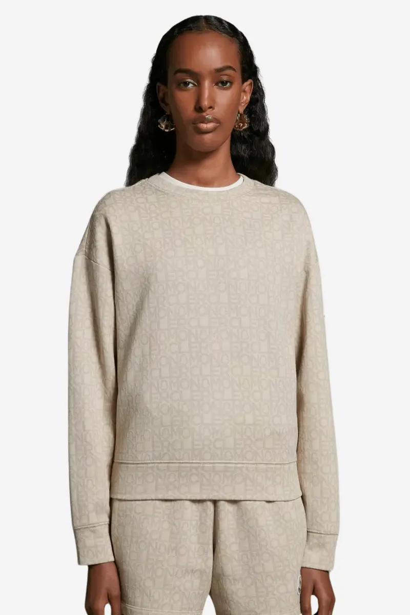 Maglia Monogram Jacquard Sweatshirt Miscellaneous
