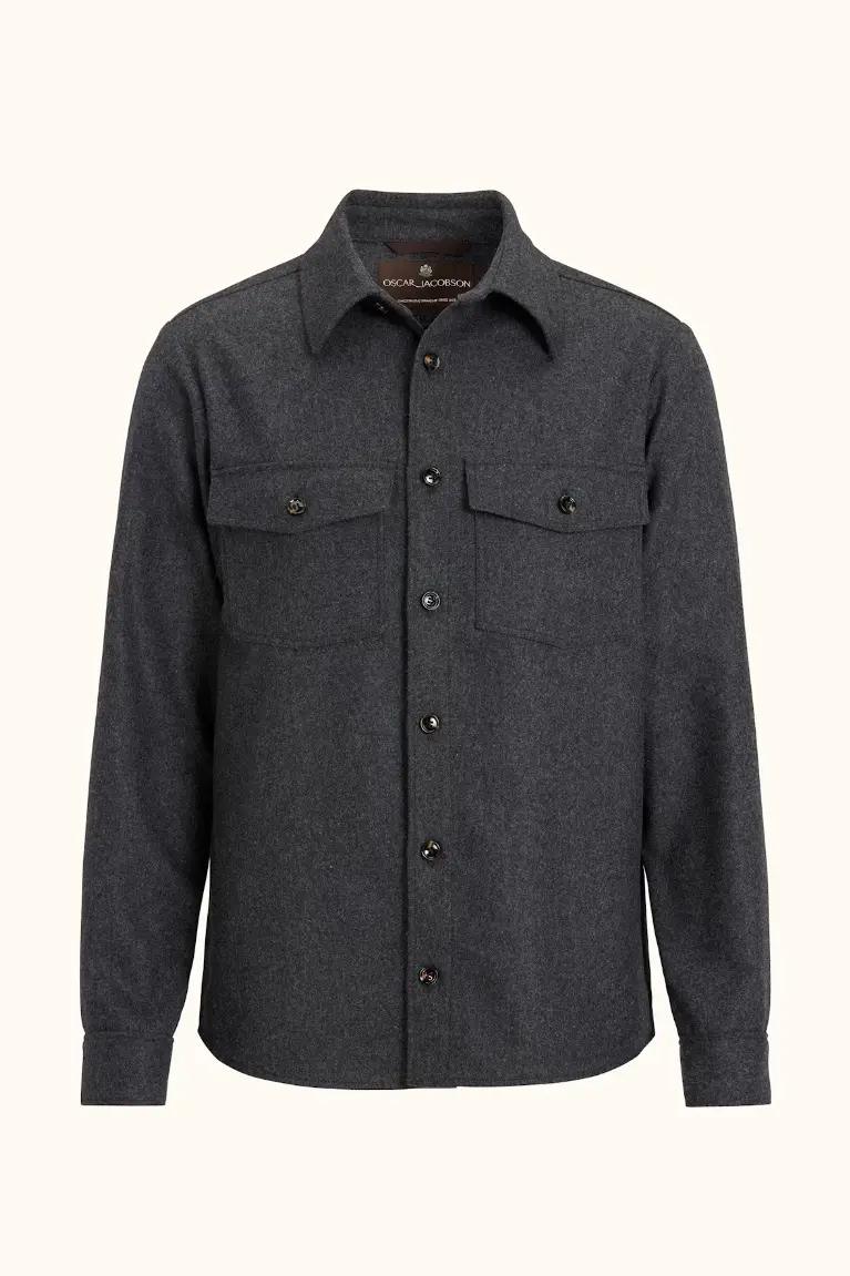 Magnus Shirt Jacket Earth Grey