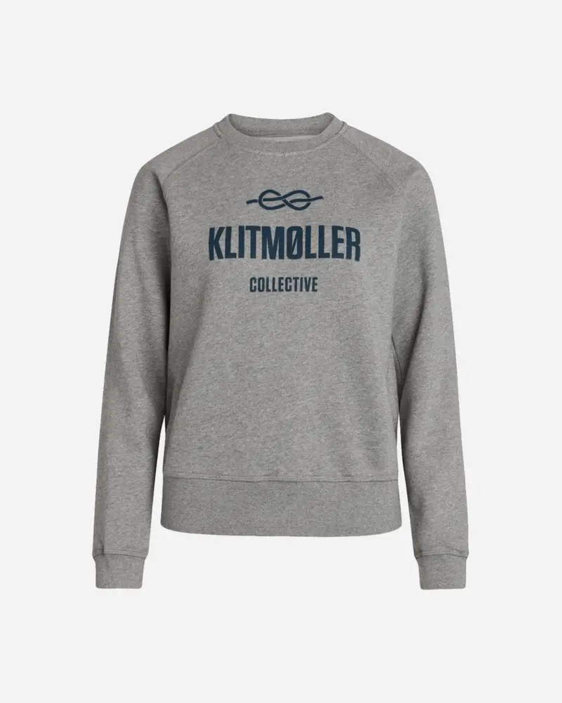 Maja logo crew - Grey melange
