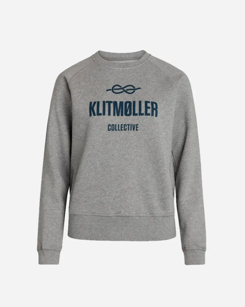 Maja Logo Sweat - Grey Melange