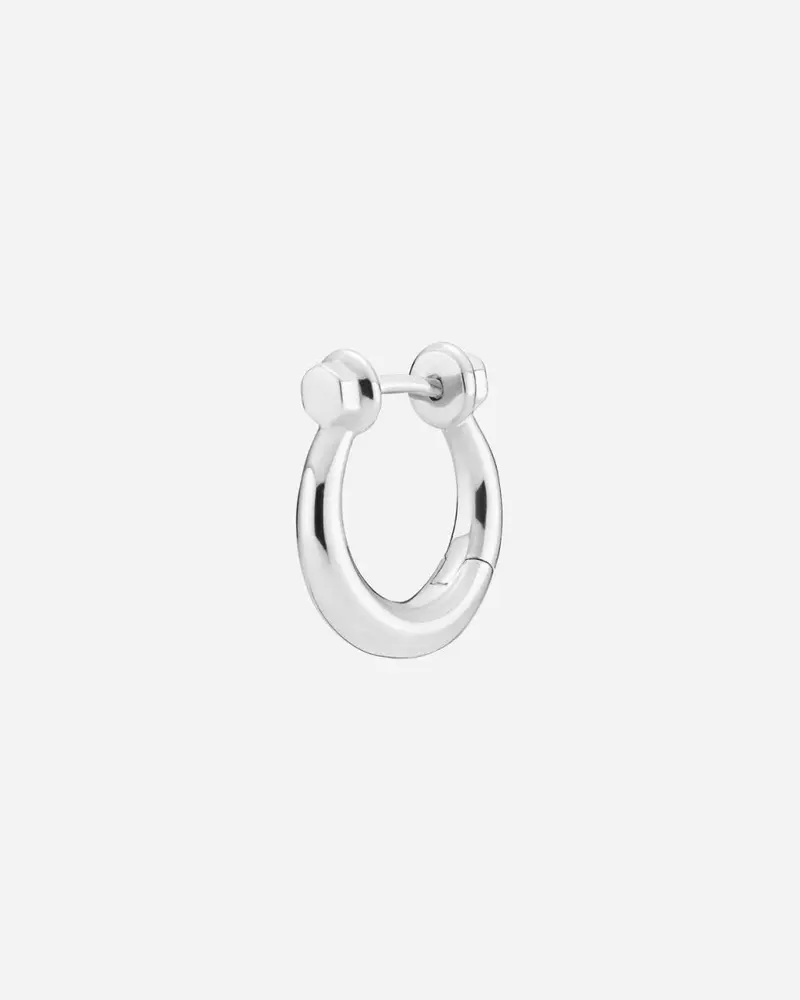Malik 10 Huggie - Silver
