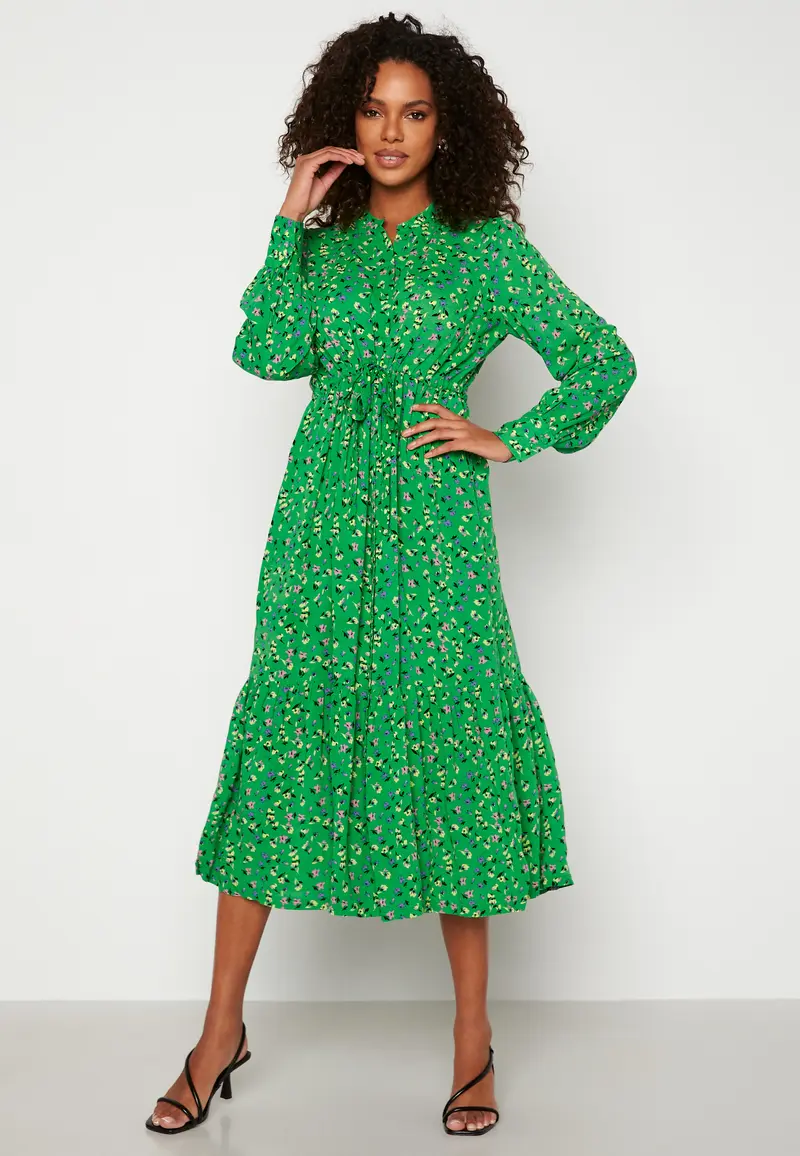 Malikka LS Long Shirt Dress