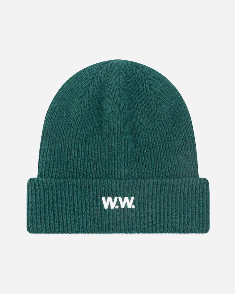 Mande Ribbed Beanie - Midori Green
