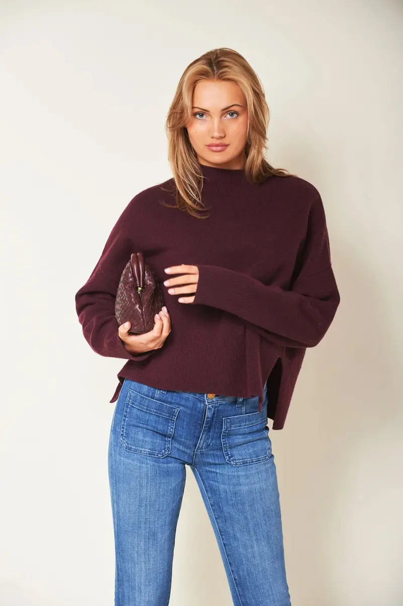 Mandy Sweater - Bordeaux