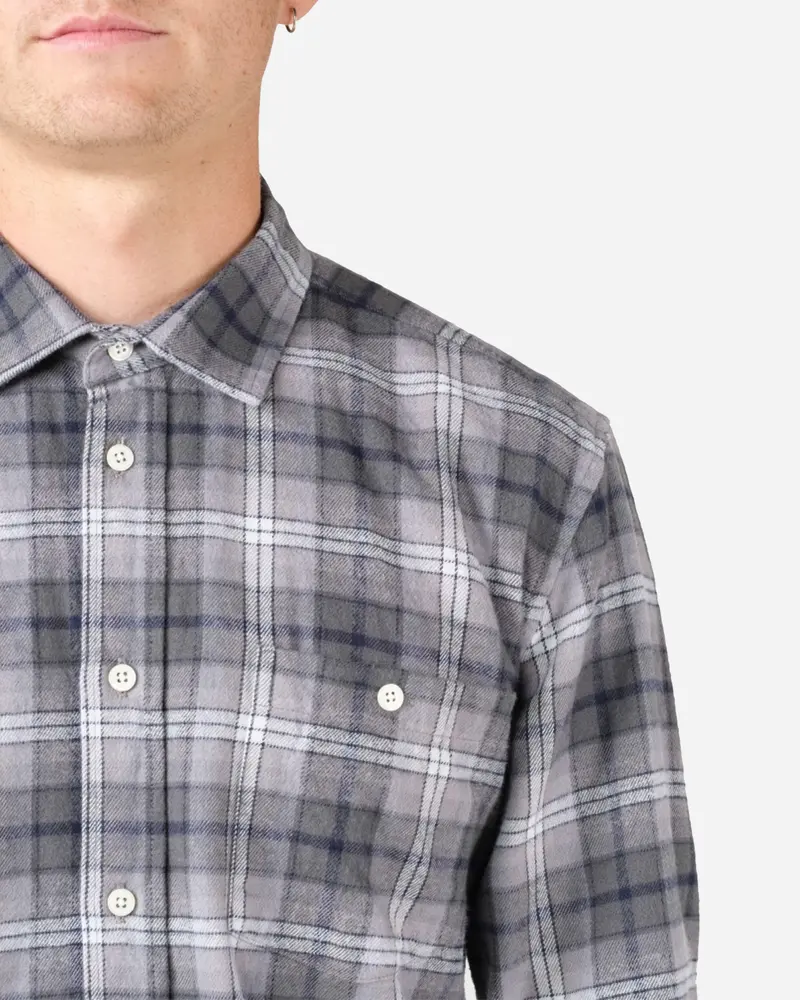 Manny Shirt - Olive/Cream/Navy