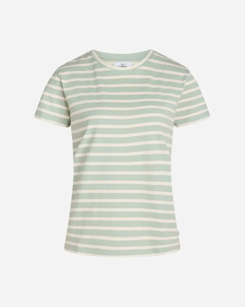 Margrethe Tee - Salvie/Cream