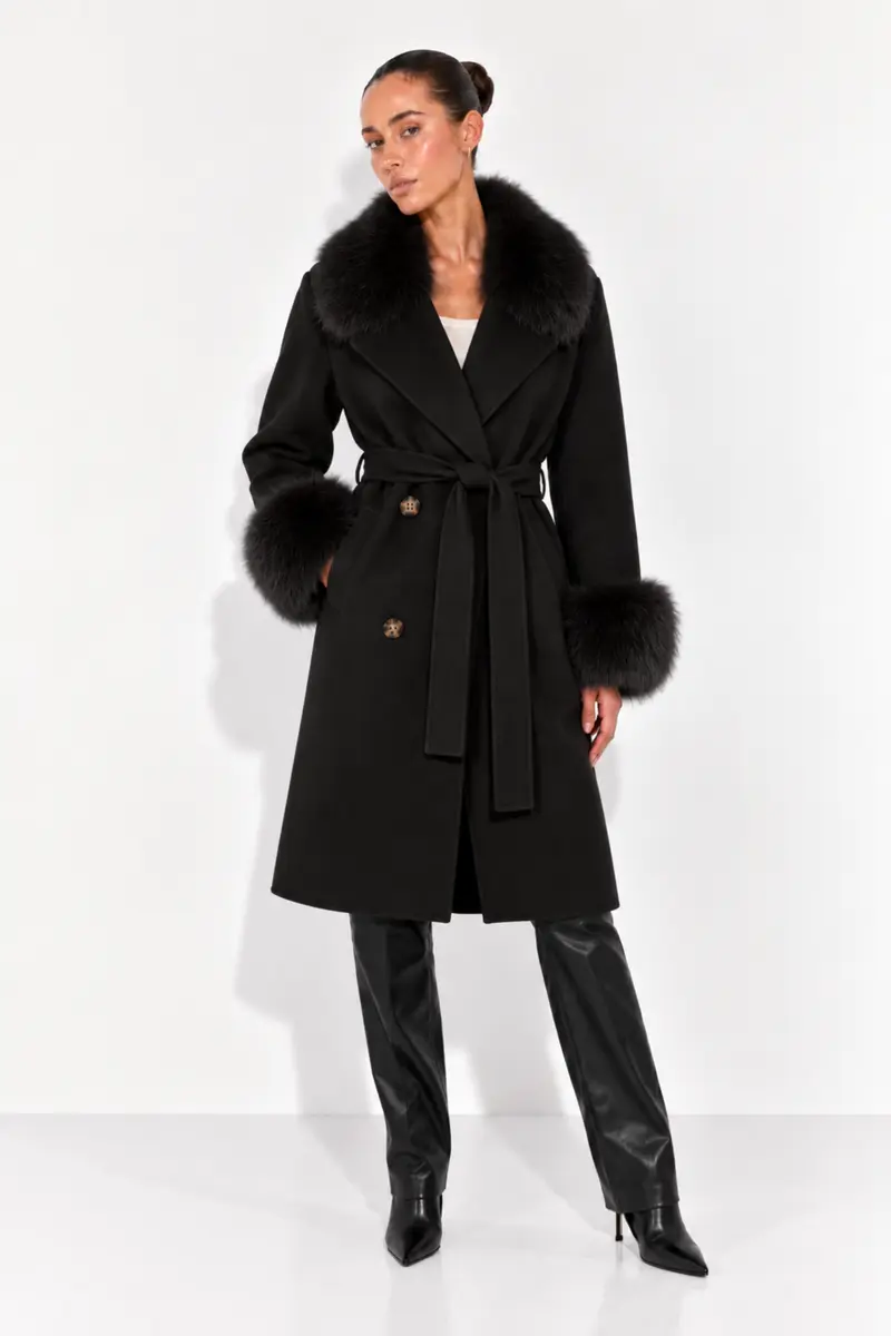 Marta Coat Black