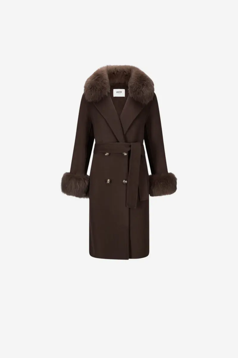 Marta Coat Brown