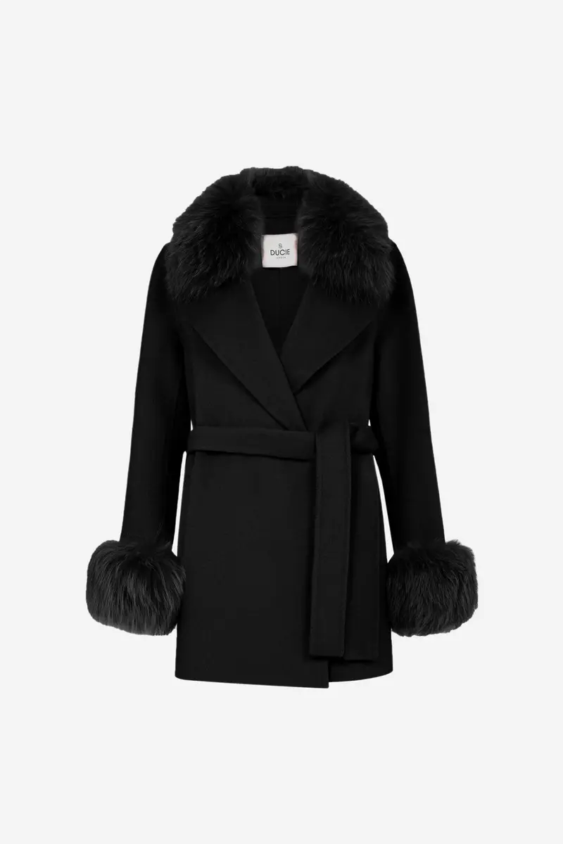 Marta Coat Short Black