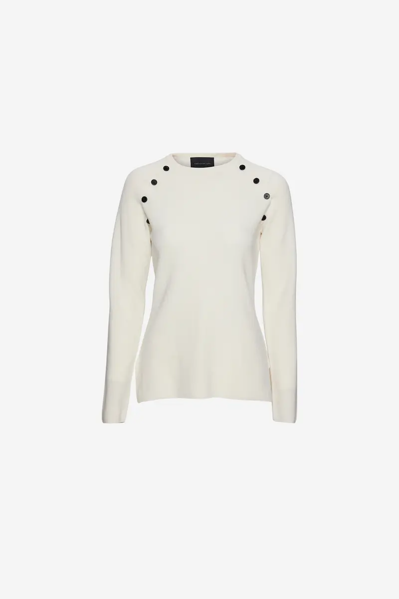 Mary Merino Sweater Eggshell