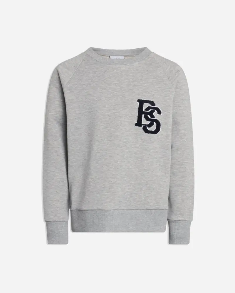 Mason Crew Sweat - Grey Melange