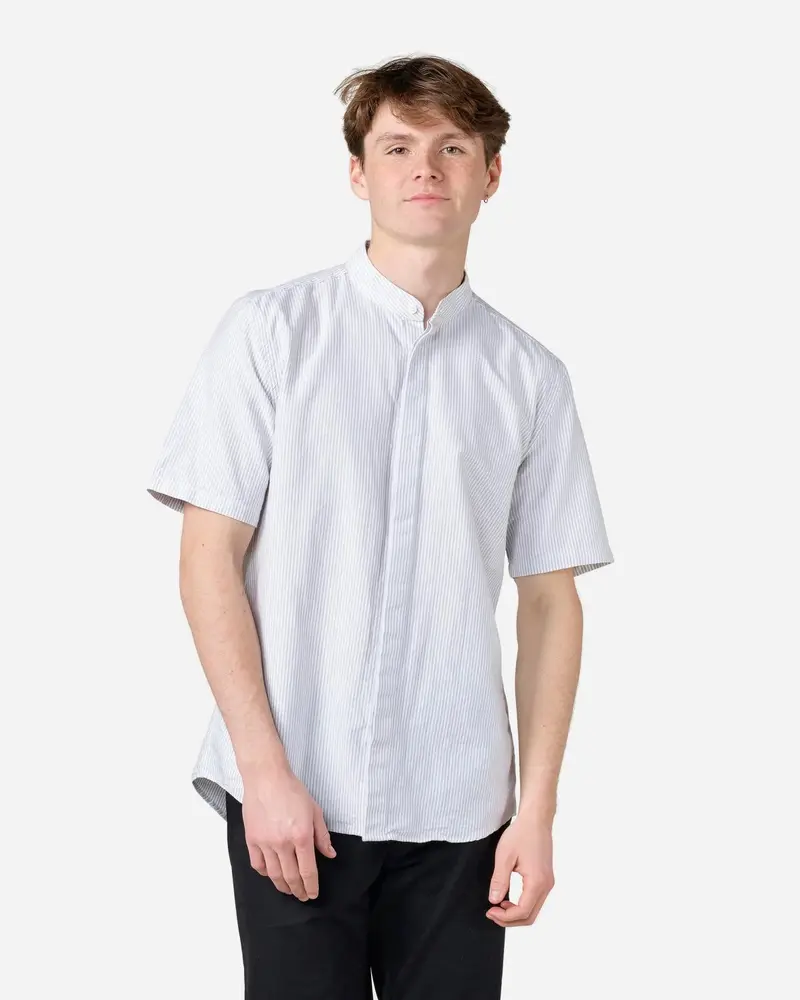 Max Striped Shirt - White/Sand