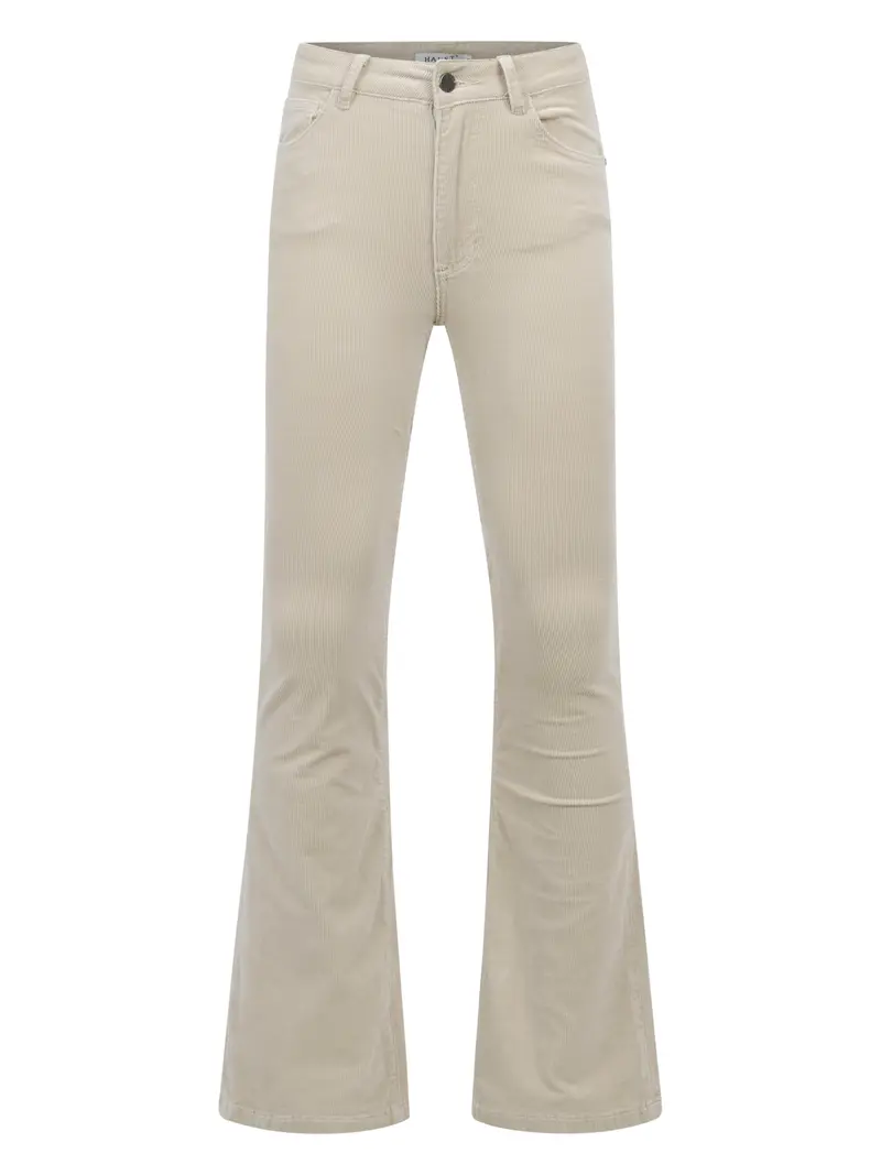 Maya - cord flared trouser Ecry