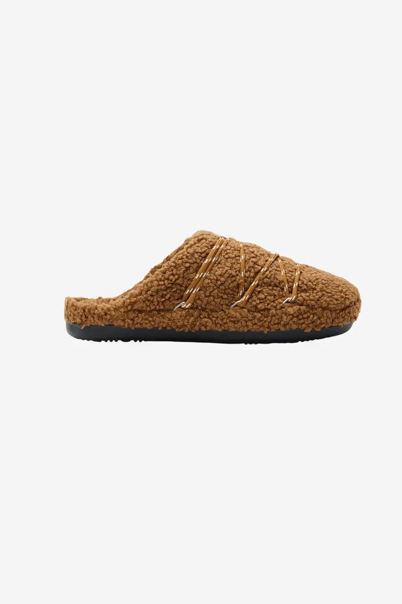 MB Teddy Slipper Cognac