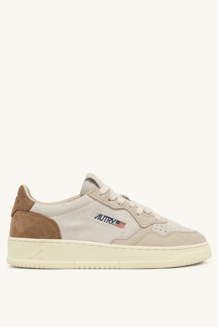 Medalist Low Women Suede Sneaker Sand/Cigar