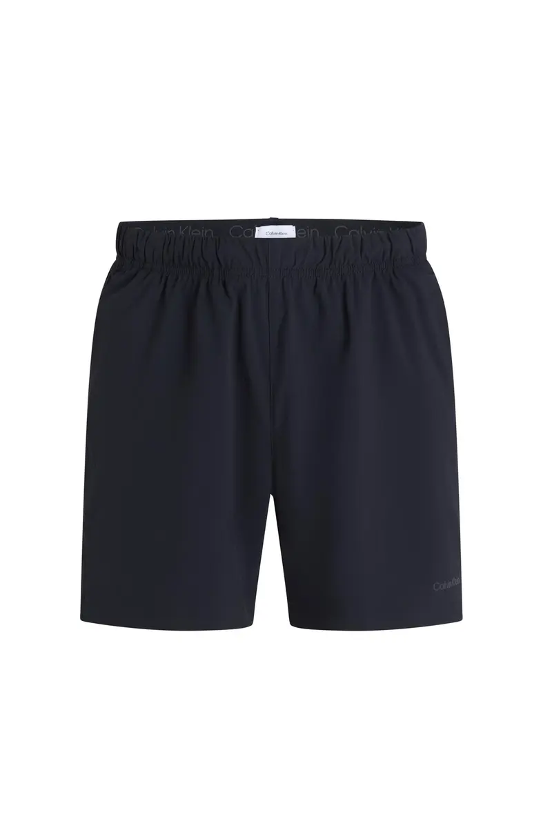 Medium Drawstring Swim Shorts Black