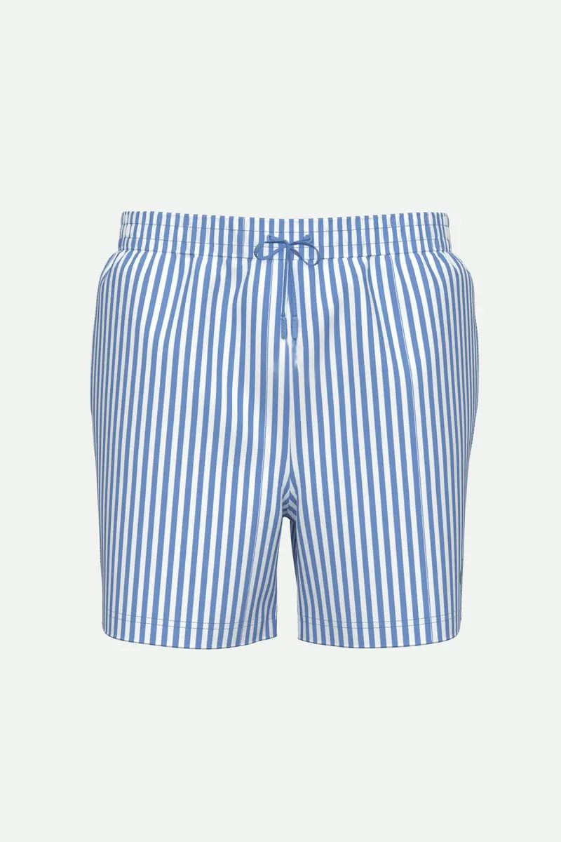 Medium Drawstring Waistband Swim Shorts Blue Descent