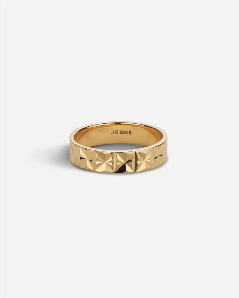 Medium Reflection Ring - Gold