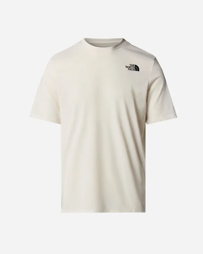 Men’s Foundation Mountains Faces Tee - White Dune