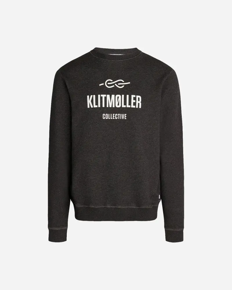 Mens logo crew - Anthracite Melange